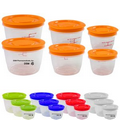 Round Portion Control Containers (Factory Direct)